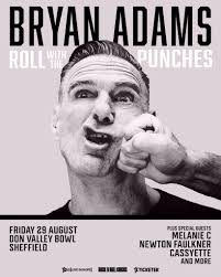 The Roll With The Punches tour is coming to Don Valley Bowl this summer!  Bryan Adams is bringing the Summer of '69 vibes
