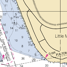 Fulton Chart 11491 St Johns River Atlantic Ocean To