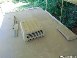 Rv Roof Repair Step 1 Removing Rubber Roof Fixtures Hal Brindley Com