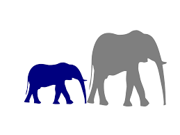 Download Mother And Baby Elephant Svg Vector Mother And Baby Elephant Clip Art Svg Clipart