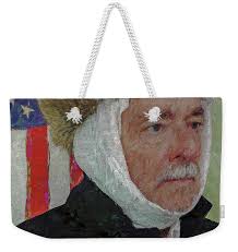 Homage to Van Gogh Selfie Weekender Tote Bag by Jerry Gammon