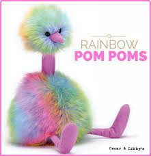 Pom Pom Jelly Cat Bird Rainbow Toy Jellycat Pom Pom