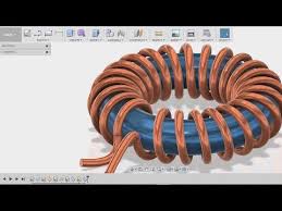 how to make toroidal coil inductor fusion 360 tutorial youtube solidworks tutorial solidworks fusion
