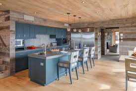 Former wood or white trim and cabinets provide the complimenting sidekick this statement wall demands. 31 Awesome Blue Kitchen Cabinet Ideas Luxury Home Remodeling Sebring Design Build