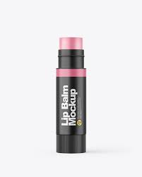 Download Matte Lip Balm Tube Mockup In Tube Mockups On Yellow Images Object Mockups PSD Mockup Templates