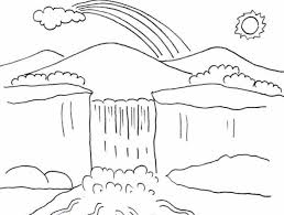 Air terjun tirto galuh juga disebut kedung malang. Lukisan Air Terjun Simple Cikimm Com