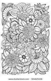 Does your little one enjoy coloring and love flowers too? 15 Ideas For Drawing Patterns Black And White Coloring Pages Flower Pattern Drawing Doodle Floral Floral Drawing