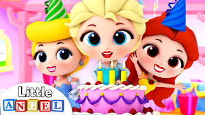 Gros bisous de toute ta famille qui t'aime. Joyeux Anniversaire Des Princesses Happy Birthday Chanson Par Little Angel Francais Youtube