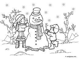 un bonhomme de neige coloriage vacances gratuit sur webjunior patte patrouille zuma