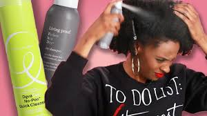 Black hair is typically drier than other ethnicity. Women With Natural Hair Try Dry Shampoo Youtube