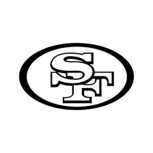 They compete in the national football. San Francisco 49ers Logo Decal