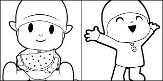 Disney, barbie, looney tunes, herois tv, super herois, festividades, desenhos educativos, papeis de carta, bonecas de papel. Desenhos De Pocoyo Para Colorir Pop Lembrancinhas
