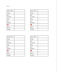 Celebrate independence with fourth of july printables. Patient Vital Signs Chart Shefalitayal