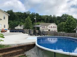 Stealth Semi In Ground Pool In 2020 In Ground Pools Patio Makeover Pool