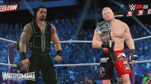 It will be the first wrestlemania event to be held in the san francisco bay. Wwe Wrestlemania 31 Brock Lesnar Vs Roman Reigns Wwe World Heavyweight Championship Main Event Youtube