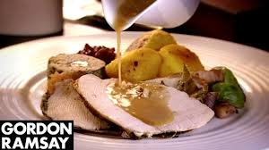 Remove the giblets from the turkey cavity. Christmas Recipe Roasted Turkey With Lemon Parsley Garlic Gordon Ramsay Youtube Gordon Ramsey Recipes Gordon Ramsay Recipe Gordon Ramsay