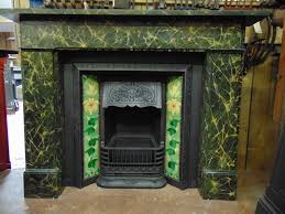 How to make your fireplace slate surround & hearth shine likenew again with tung oil. Victorian Painted Slate Fireplace 136ss 1833 Antique Fireplace Co