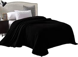 Disney's the big one® oversized supersoft printed plush throw. Amazon Com Black Plush Blanket Queen Coverlet Bedding Black Bed Covers Bed Blanket