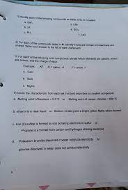 Solved Prep Chemistry Unit 2 Worksheets March 8th 261 Ion Chegg Com