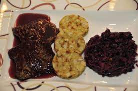 hirschschnitzel in rotwein holunder sauce rezept kochbar de rezepte lebensmittel essen essen