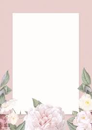 Download Premium Vector Of Elegant Floral Frame Design Vector 842447 Floral Poster Flower Background Wallpaper Flower Illustration