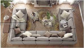 u shaped sofa ev dekoru ev icin oturma odasi fikirleri