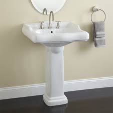 33 3/4 inches total height, 23 inches width, 18 1/2 inches depth (from wall). Bathroom Sink Dreamy Person Luxury Pedestal Bathroom Sinks