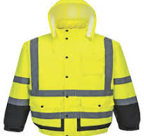 Veste de travail professionnelle chaude d'hiver à manches longues pour  électricien industriel réfléchissante haute visibilité