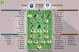 Depuis 1998, la corée du sud a rétabli sa position de façon spectaculaire. Suivez En Direct Le Match France Coree Du Sud