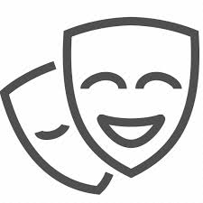 Cinema, comedy, drama, genre, mask ...