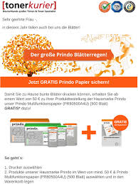 Wählen sie über die prindo suche ihren drucker aus und ihnen werden nur die produkte angezeigt, die genau zu ihrem gerät passen. Tonerkurier De Mit Herz Ein Kleines Wiesn Schmankerl Zu Ihrer Prindo Bestellung Milled