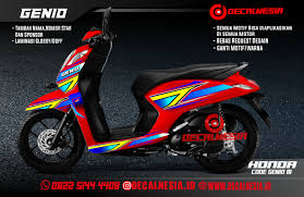 Berikut adalah video modifikasi honda genio terbaru cutting sticker decal & painting di surabaya.motor genio keren ini yang baru keluar dealer langsung di mo. Modifikasi Motor Genio Decal Genio Variasi Decalnesia