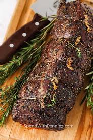 Simply rub it with olive oil and some seasonings, insert a meat thermometer, and roast. Roast Beef Tenderloin Reverse Sear Spend With Pennies