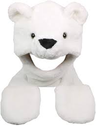 See more of bear fever guide service on facebook. Silver Fever Plush Soft Animal Beanie Hat With Built In Earmuffs Scarf Gloves Polar Bear Walmart Com Walmart Com