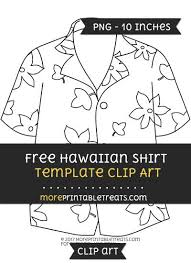 Black And White Hawaiian Shirt Clipart Free Hawaiian Shirt Template Clipart Shirt Template Shirt Sketch Clip Art