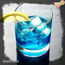 We're a visionary blend of fine cognac and bitter orange liqueur. Grand Blue Cocktail Meister