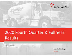 Through its subsidiaries, superior plus distributes and markets propane and distillates, in both the u.s. Superior Plus Corp 2020 Q4 Results Earnings Call Presentation Otcmkts Suuif Seeking Alpha
