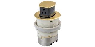 Shop for recessed pop up electrical outlets spill proof safe for countertop installs and ul approved to pass nec code 406.5e. Hubbell Rct200br Kitchen Pop Up Outlet 2 Power Splash Proof Brass Pop Up Outlets