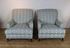 Pair Of Howard And Sons Ivor Armchairs Stock Dean Antiques Ltd Howard And Sons Chairs And Sofas Armchair Howard Sofa English Furniture