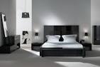 Chambre design noir et blanc