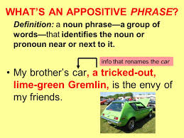 Appositive Definition And Examples English Grammar