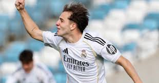 Daniel Yáñez da una asistencia en su debut con el Real Madrid contra el Elche