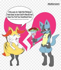 Pokemon go lucario is a fighting steel type pokémon. Lucario Rejected By Braixen Pokemon Small Penis Humiliation Hd Png Download 1920x2100 125339 Pngfind