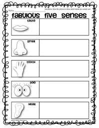 Fabulous Five Senses Picture Sort Science For Kindergarten And First Grade Kindergarten Science Teaching Kindergarten Homeschool Science