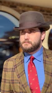 Tuesdays means a new hat. , Since I’ve started wearing my grey bowler (or  derby hats as we Americans call them), I wanted to add another one and of  course brown was the proper choice. Grey for more ...