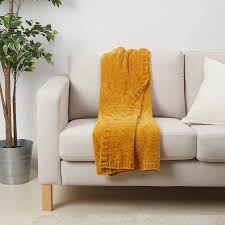 Mialotta Plaid Jaune Ikea En 2020 Ikea Plaid Jaune Jete De Lit
