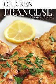 Chicken Francese Recipe Without Wine Recipe Chicken Francese Recipe Chicken Recipes Recipes