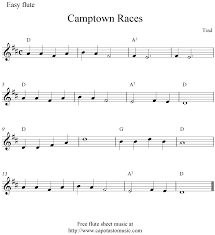 Print and download 'scarborough fair.' english folk song. Free Printable Sheet Music Free Easy Flute Sheet Music Camptown Races