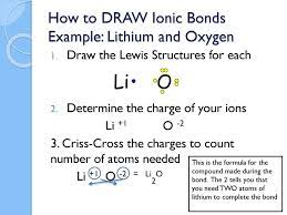 17) what is the name of the compound made from lithium and oxygen? How To Draw Ionic Bonds Example Lithium And Oxygen Ppt Download