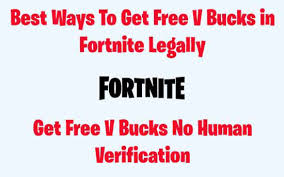 In this video, i show you five different ways to earn vbucks in fortnite stw. V Bucks Hack No Verify Free V Bucks Without Human Verification Season 6